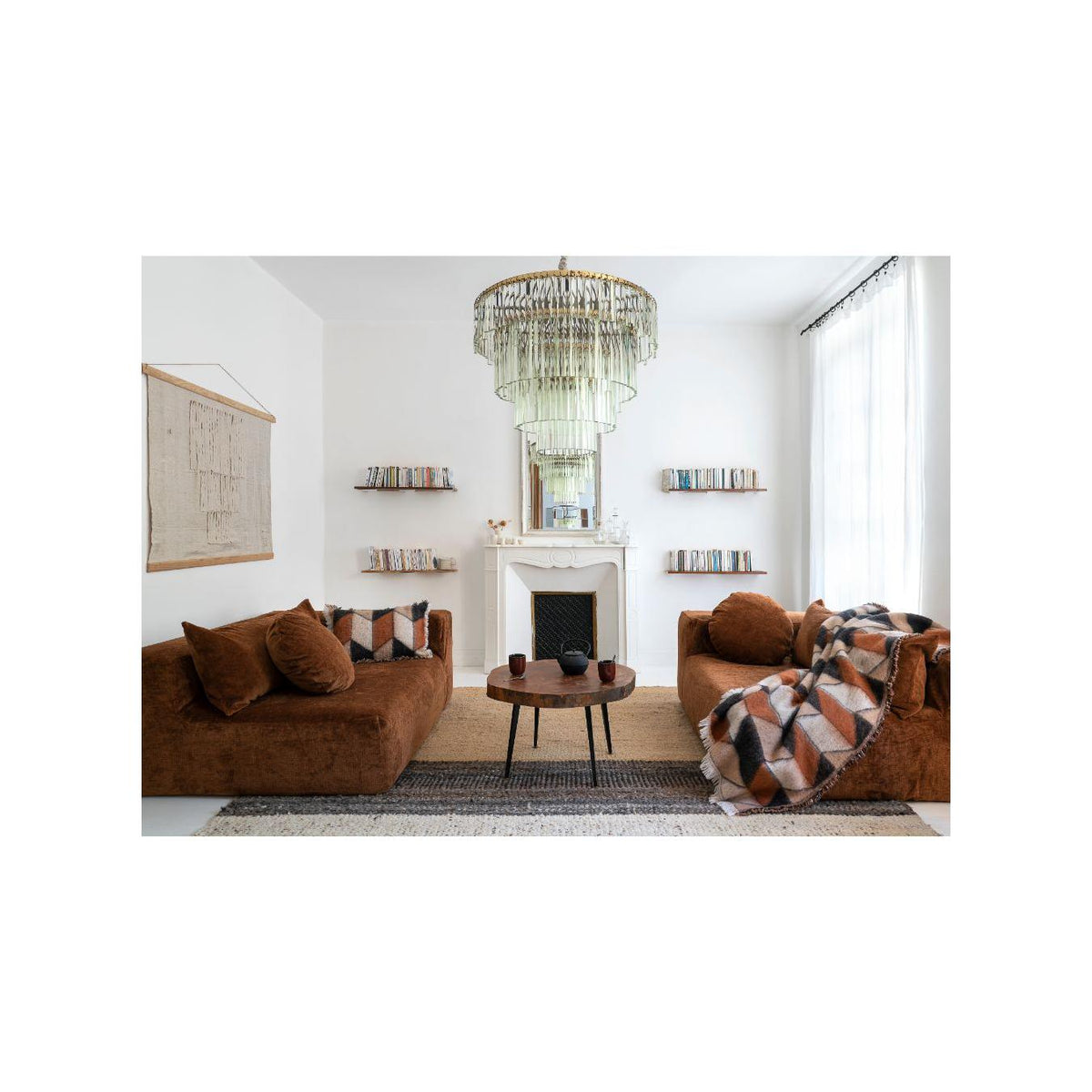 Soft Wool Throw - Couchette - Geometric