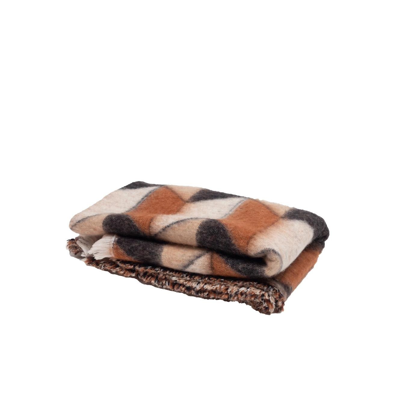 Soft Wool Throw - Couchette - Geometric