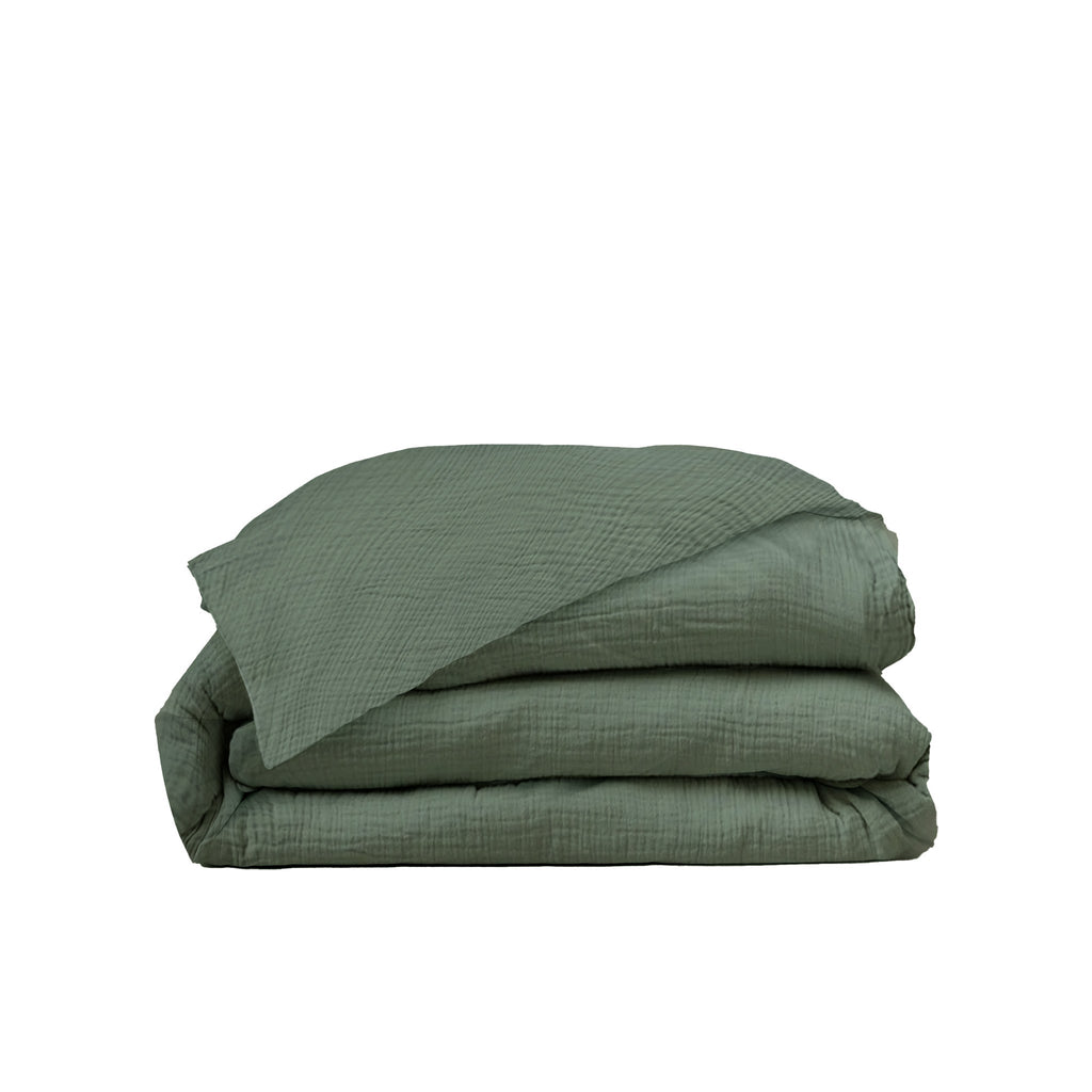 Housse de couette Gaze de coton - 4 coloris au choix