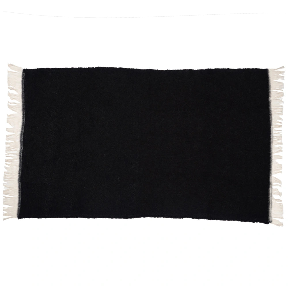 Soft Wool Throw - Couffin - Black
