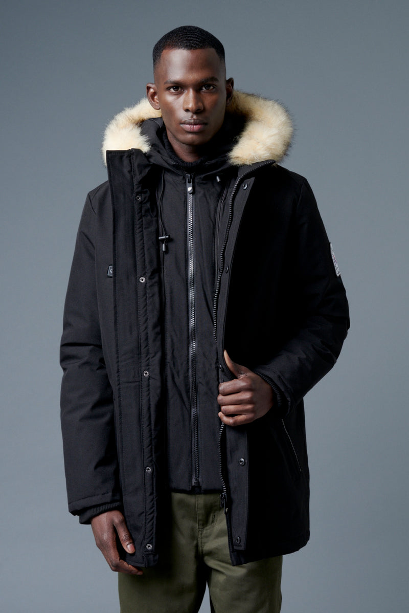 Parka Chauffante Courchevel Heat - Noir - Homme