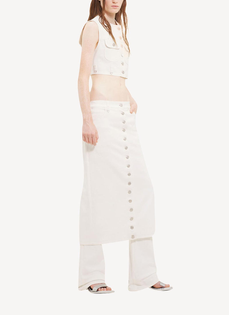 Courreges - Jupe - White - Femme