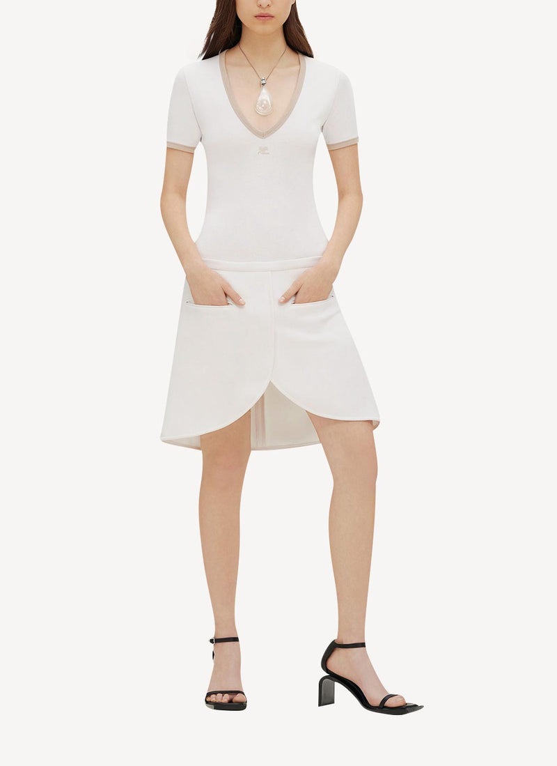 Courreges - Jupe - White - Femme