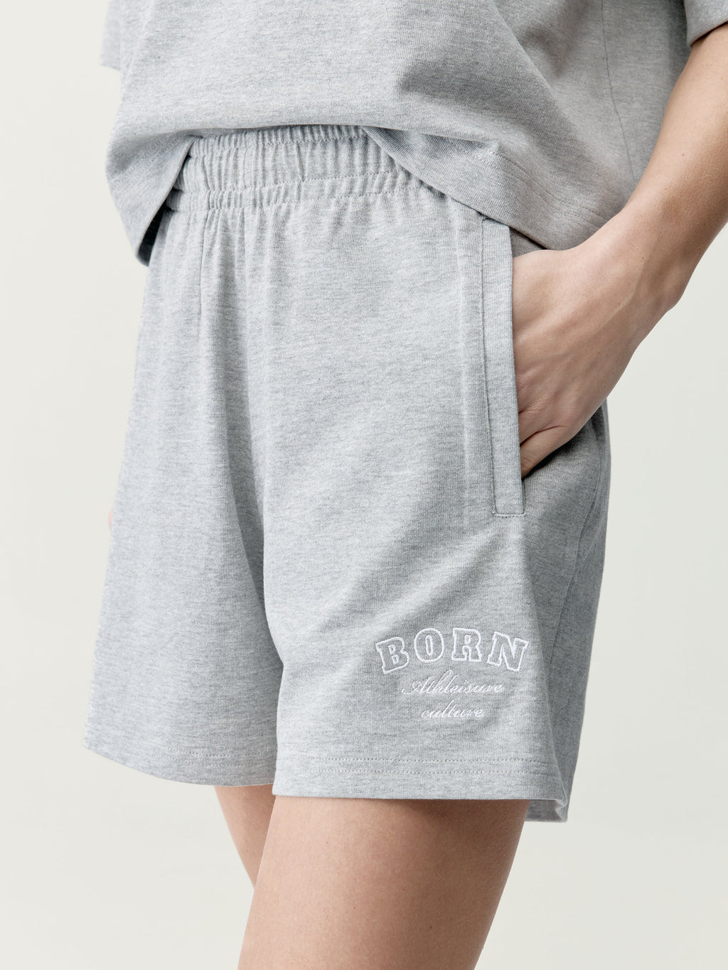Short Shorts - Heather Grey - Women