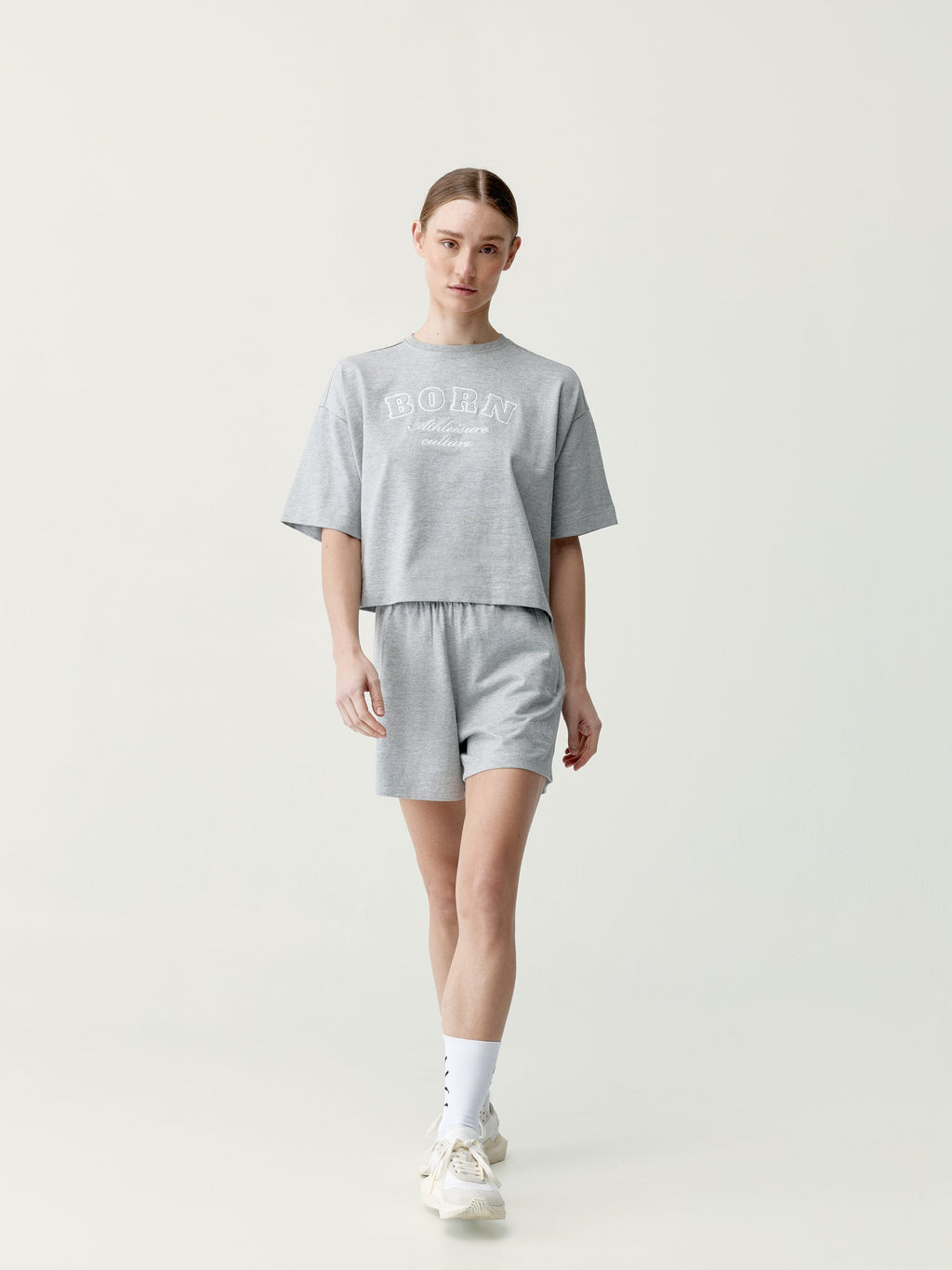 Short Shorts - Heather Grey - Women
