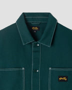 Coverall Jacket - Botanical Green Bedford