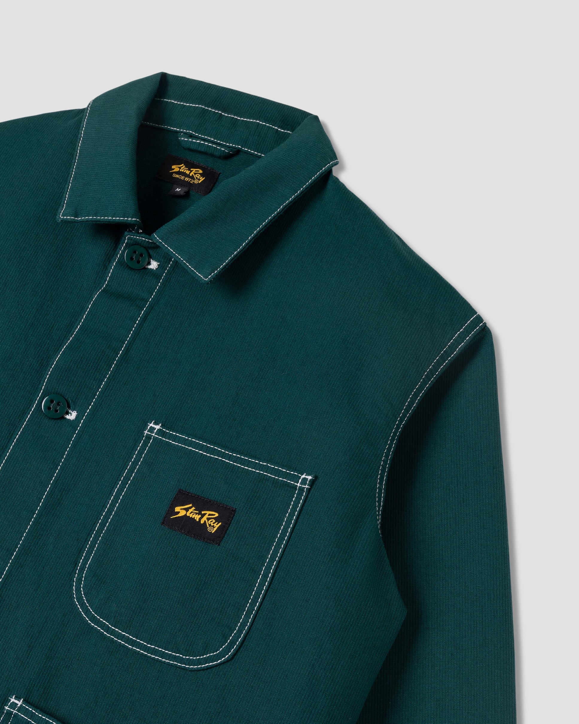Coverall Jacket - Botanical Green Bedford