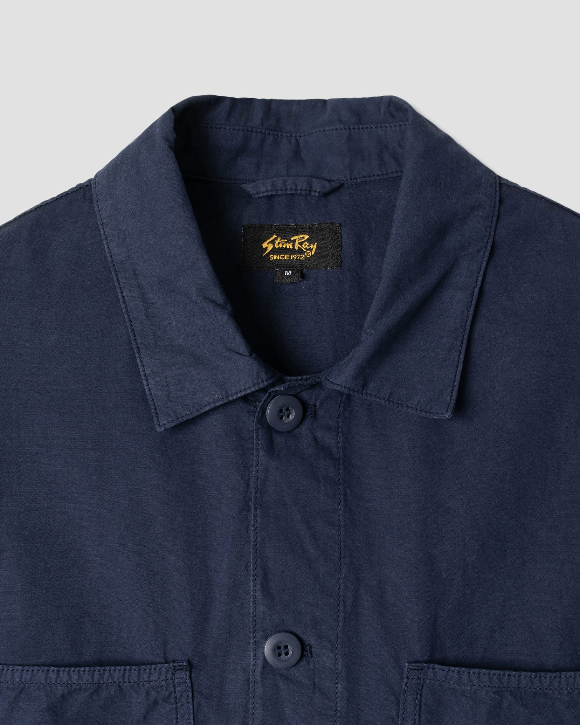Coverall Jacket - Navy Poplin