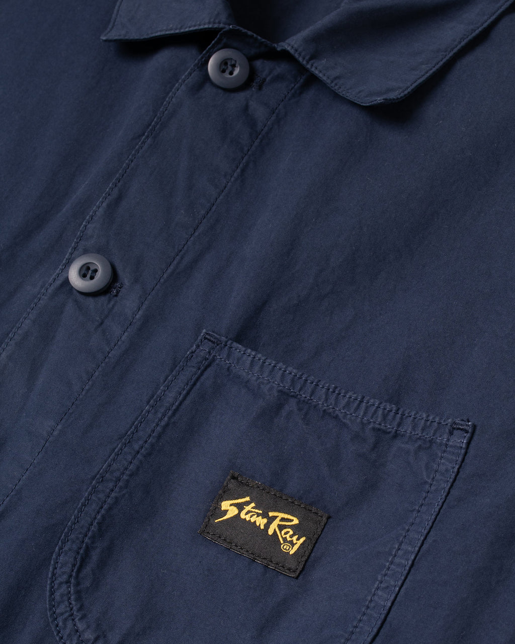 Coverall Jacket - Navy Poplin