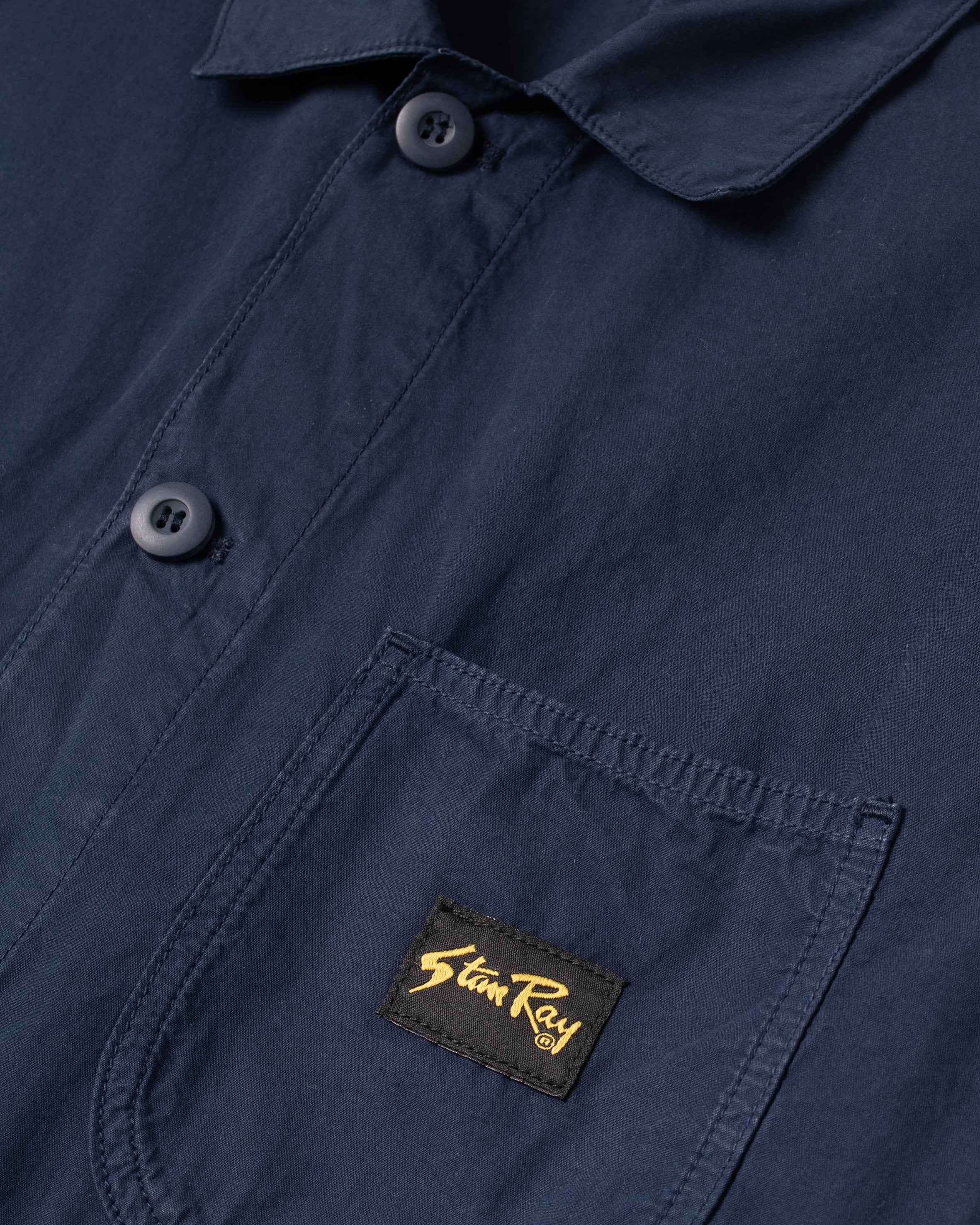 Coverall Jacket - Navy Poplin