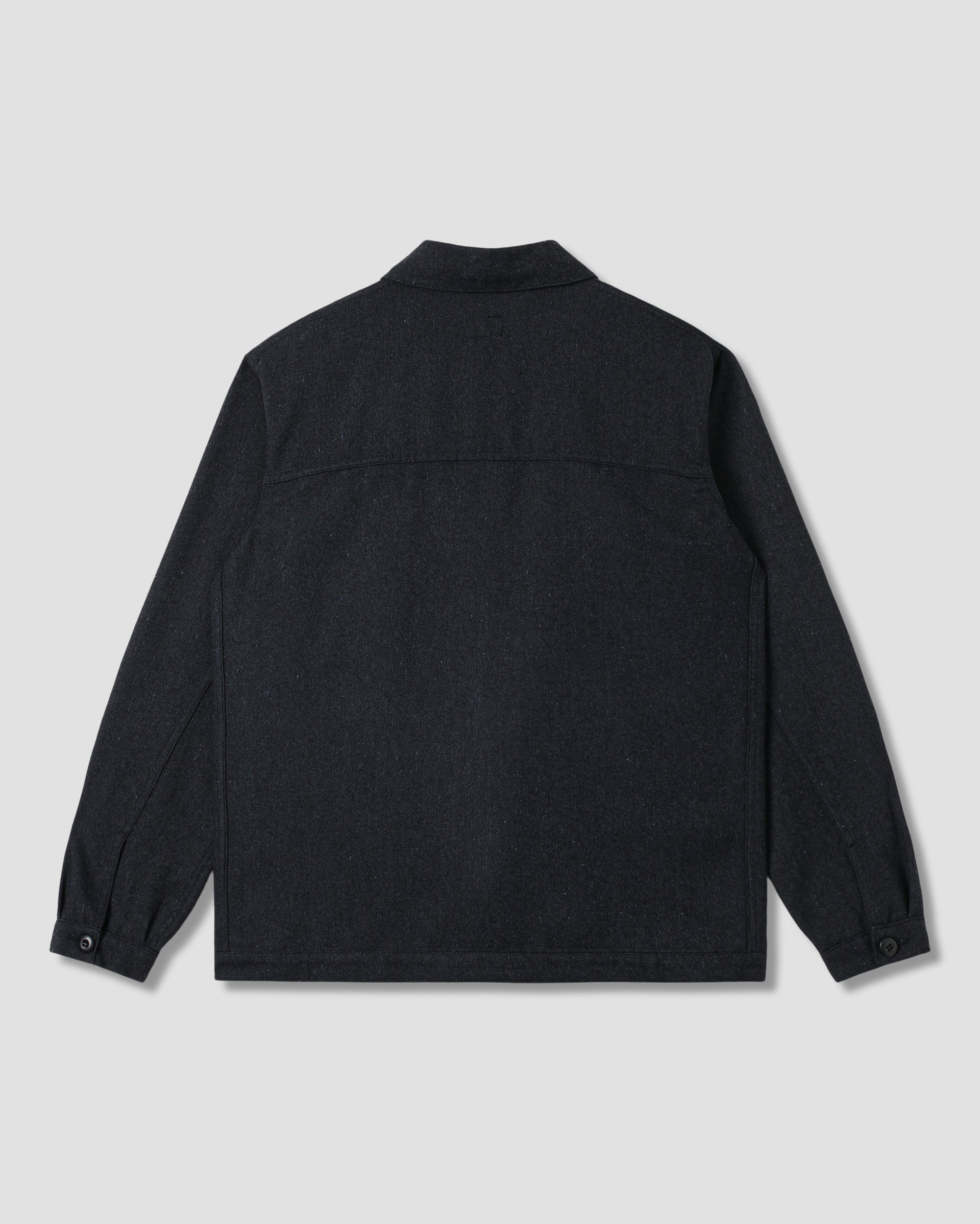 Coverall Jacket - Navy Wool