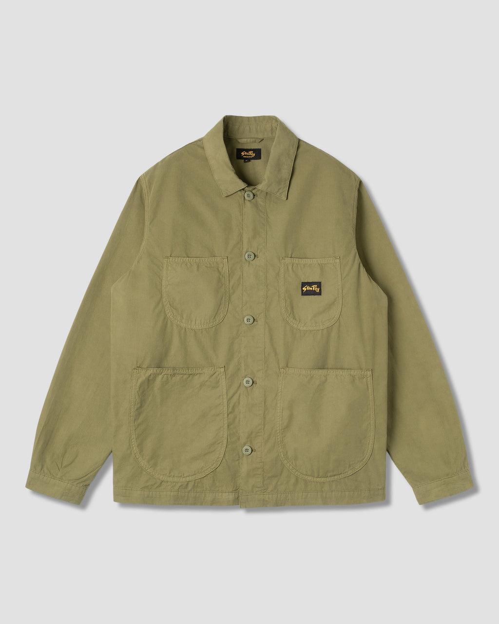 Coverall Jacket - Olive Poplin