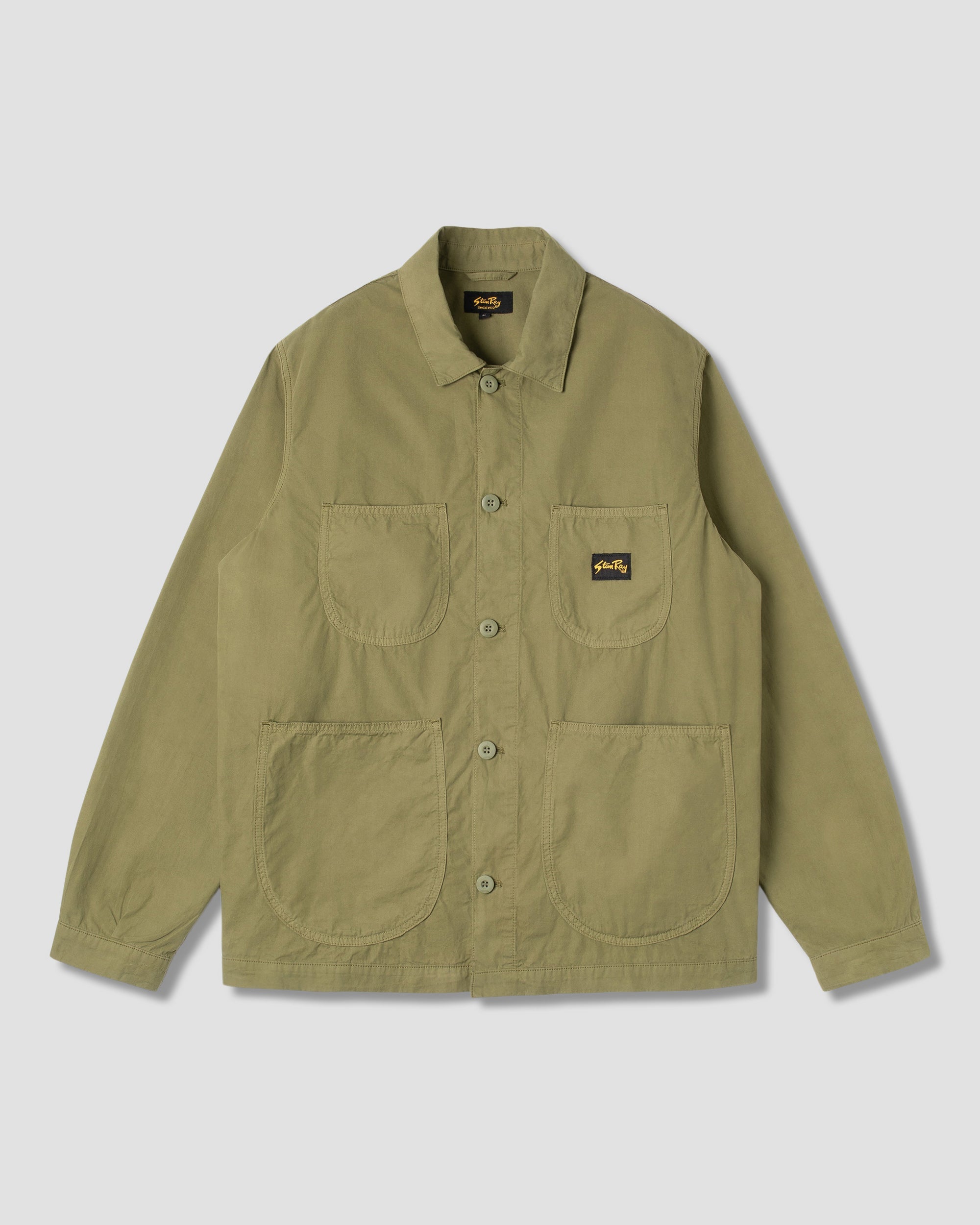 Coverall Jacket - Olive Poplin