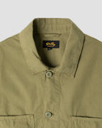 Coverall Jacket - Olive Poplin