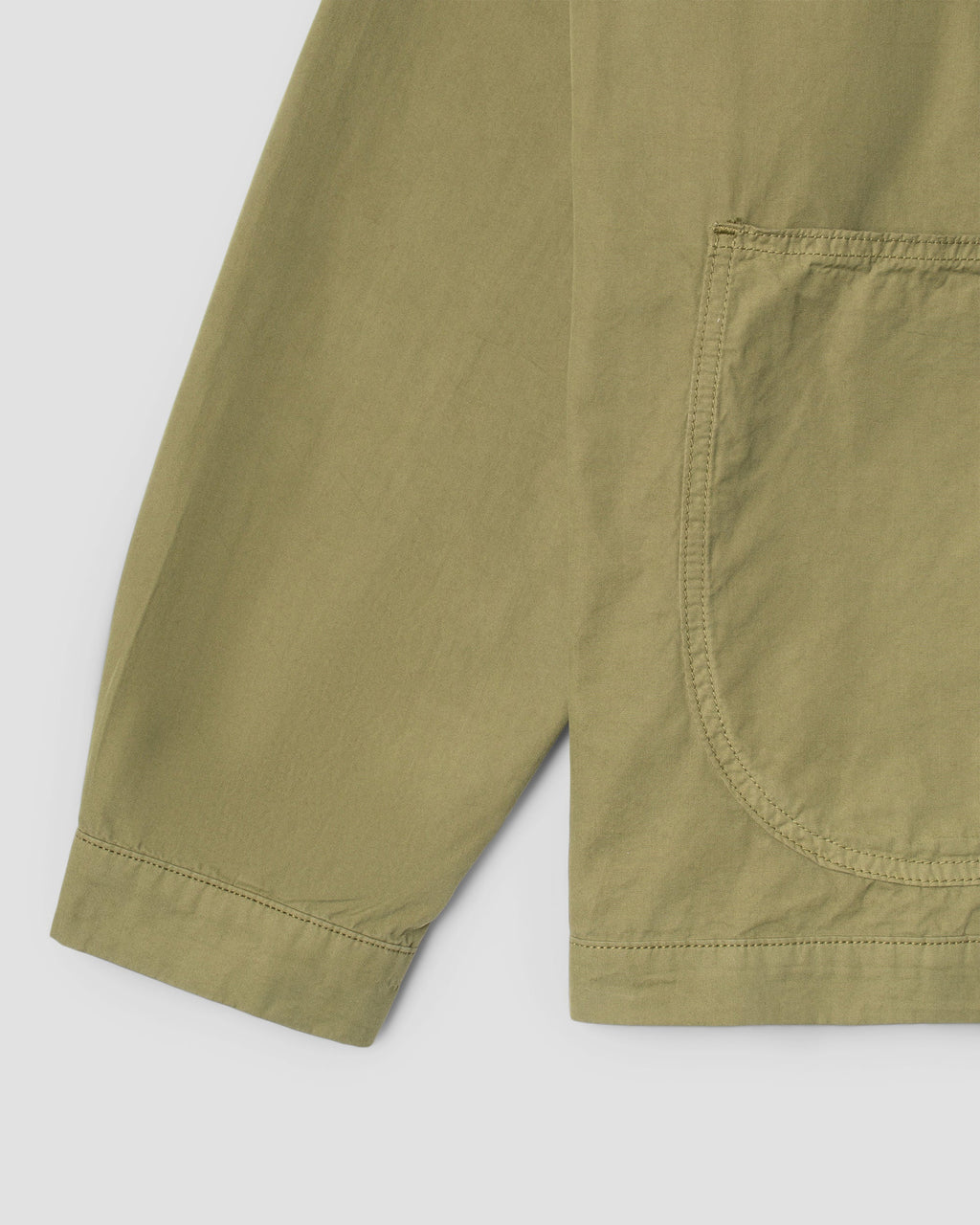 Coverall Jacket - Olive Poplin