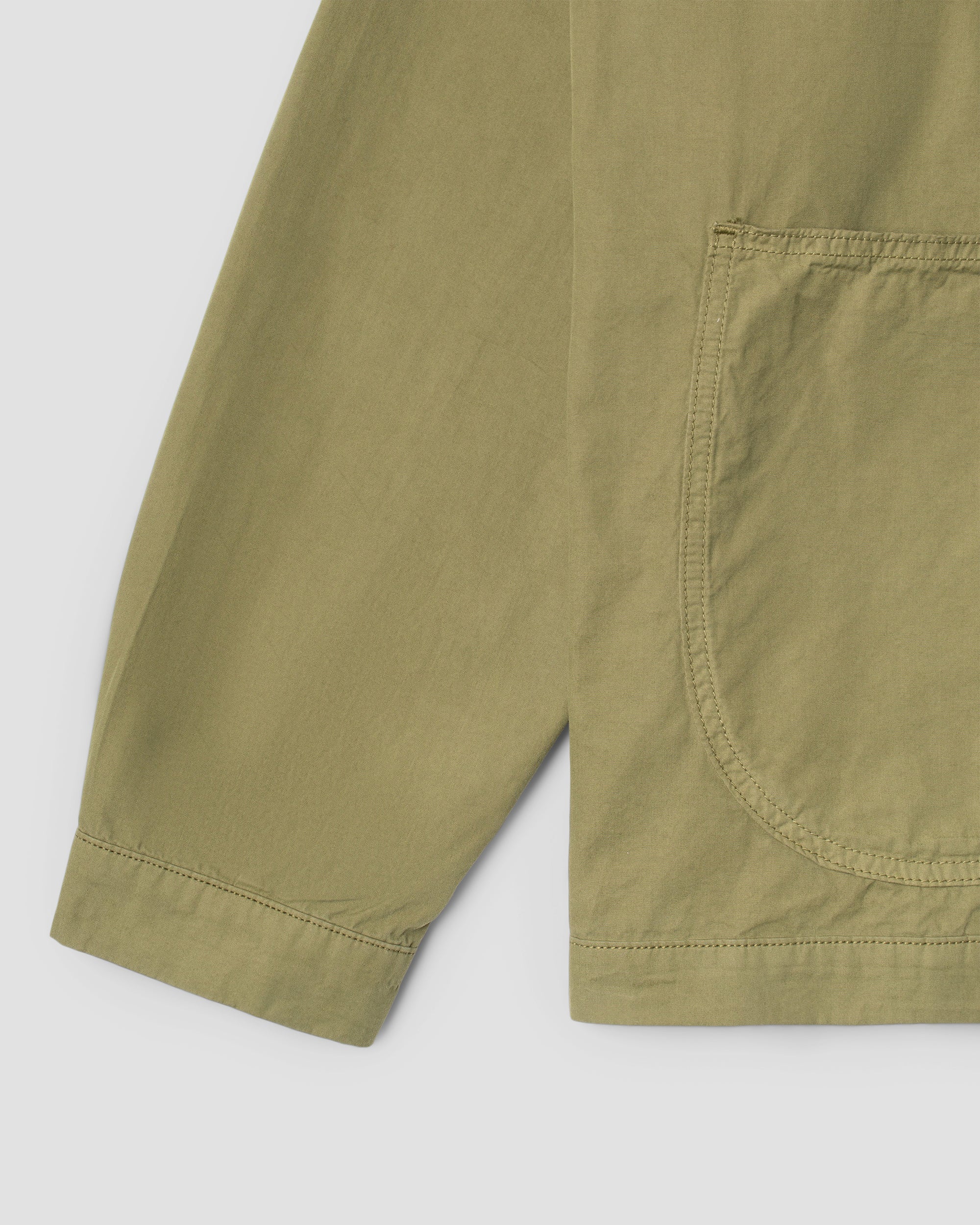 Coverall Jacket - Olive Poplin