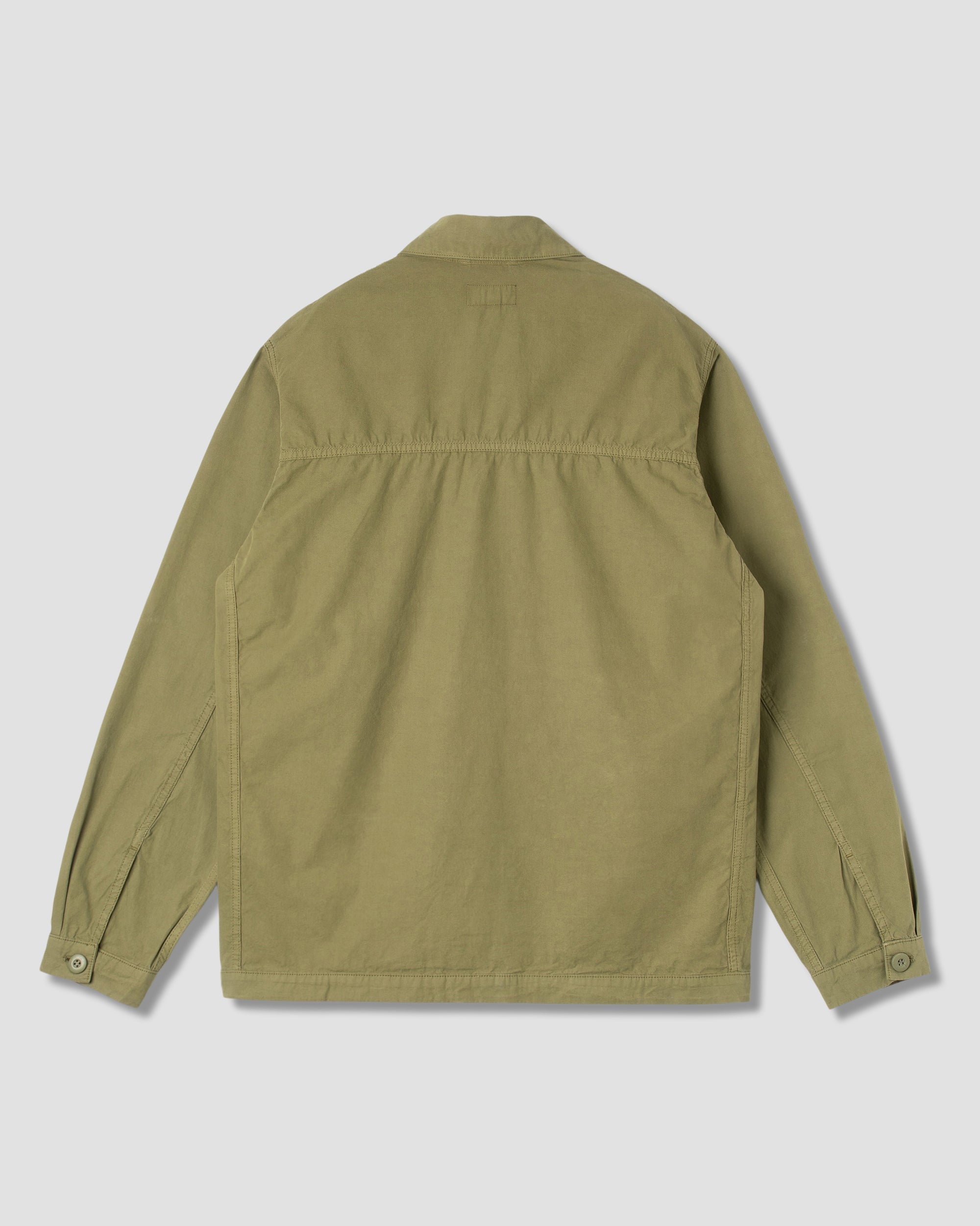 Coverall Jacket - Olive Poplin