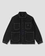 Coverall Jacket - Stonewashed Black Denim