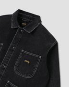 Coverall Jacket - Stonewashed Black Denim