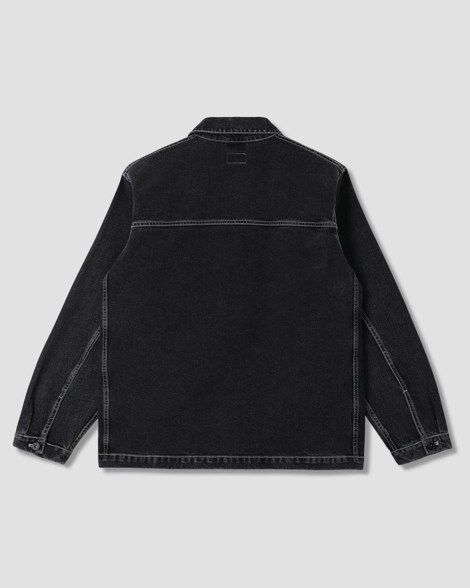 Coverall Jacket - Stonewashed Black Denim
