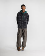 Coverall Jacket - Stonewashed Black Denim
