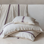 Linen and Cotton Cushion Cover - Ecru