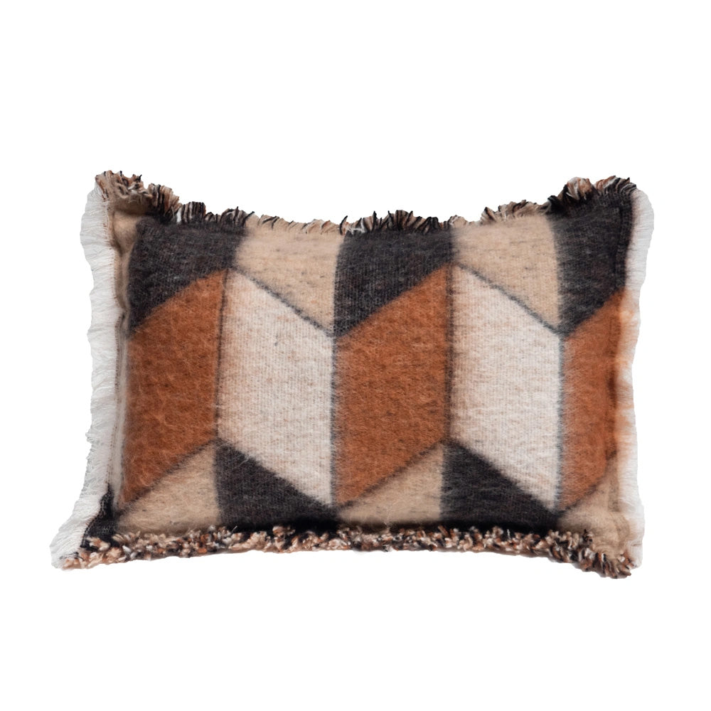 Housse De Coussin En Laine - Marron