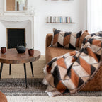 Housse De Coussin En Laine - Marron
