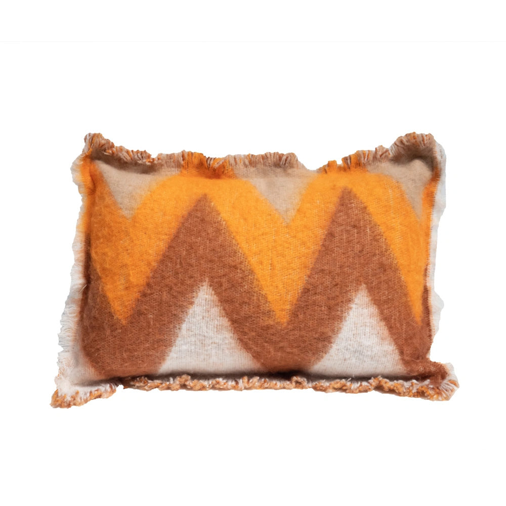 Wool Cushion Cover - Orange