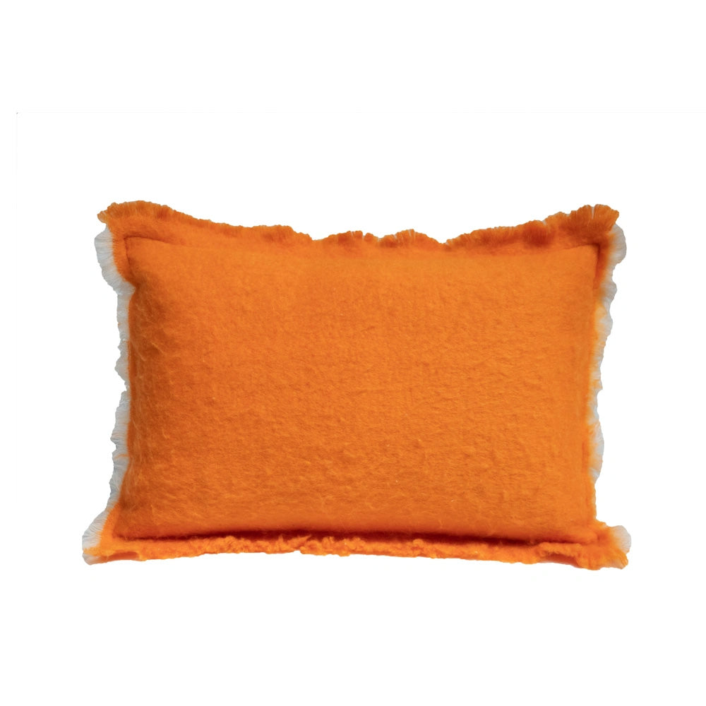 Wool Cushion Cover - Orange