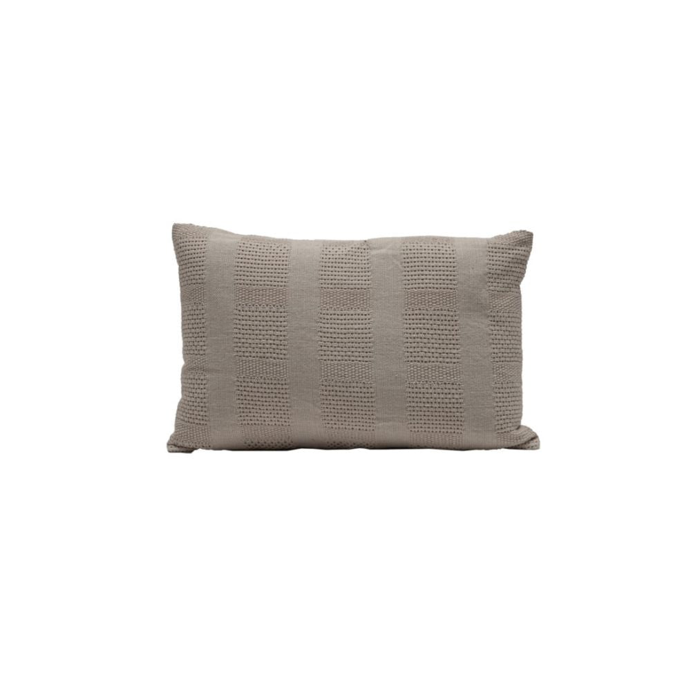 Housse De Coussin En Coton Crochetté - Marron