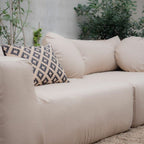 Raffia Cushion Cover - Natural