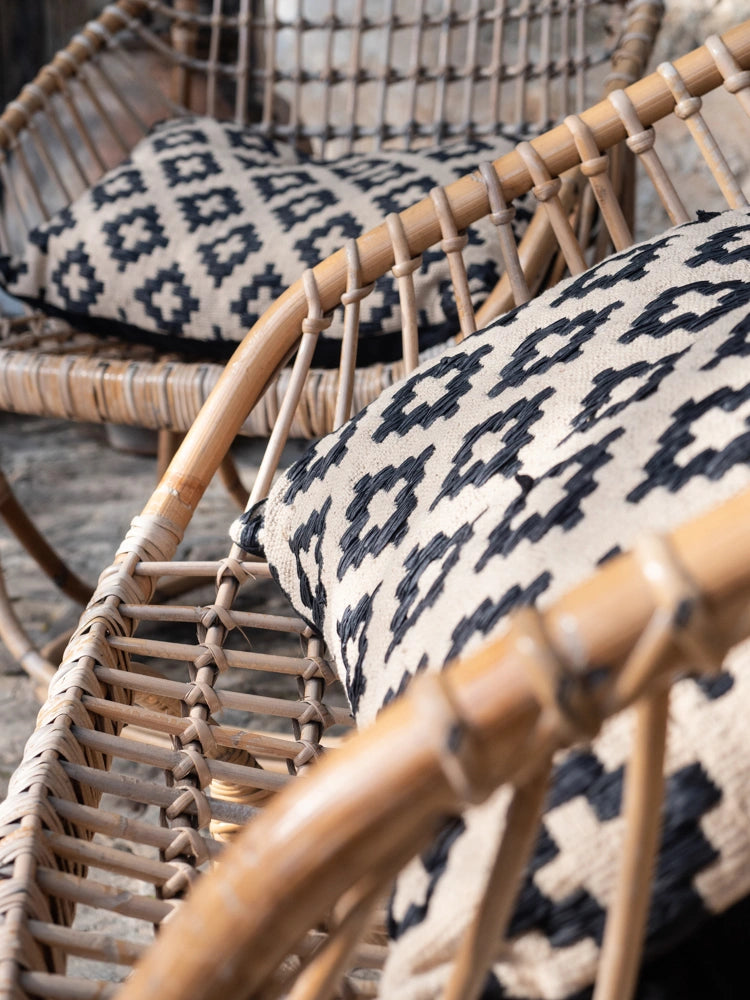 Raffia Cushion Cover - Natural