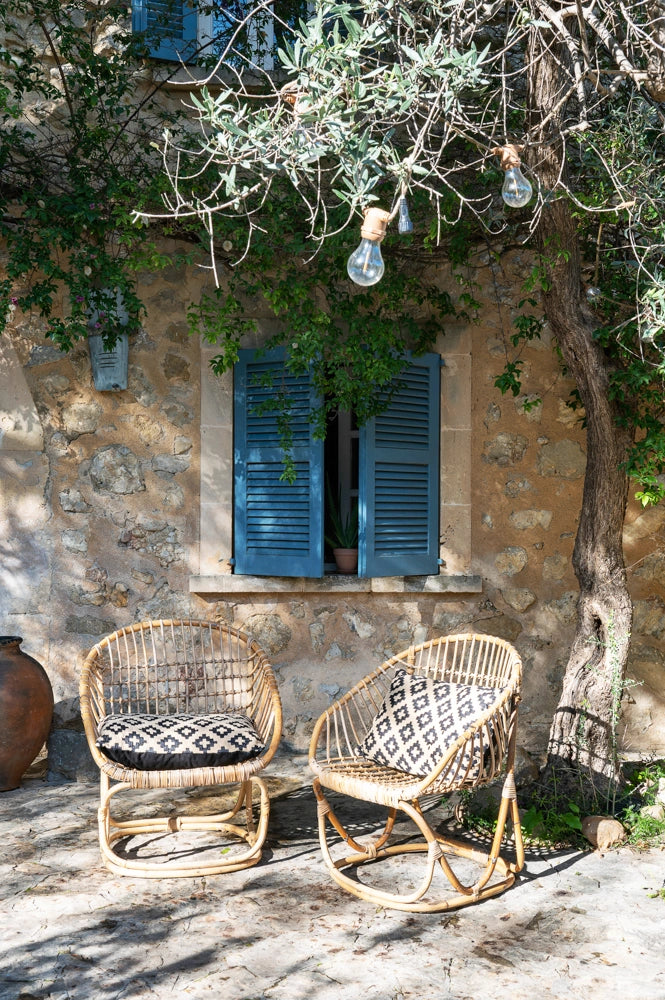 Raffia Cushion Cover - Natural