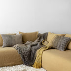 Housse De Coussin En Laine - Gris