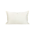 Linen and Cotton Cushion Cover - White