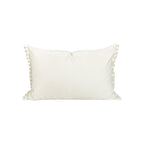 Linen and Cotton Cushion Cover - White