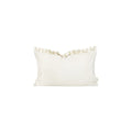 Housse De Coussin En Lin Et Coton - Blanc