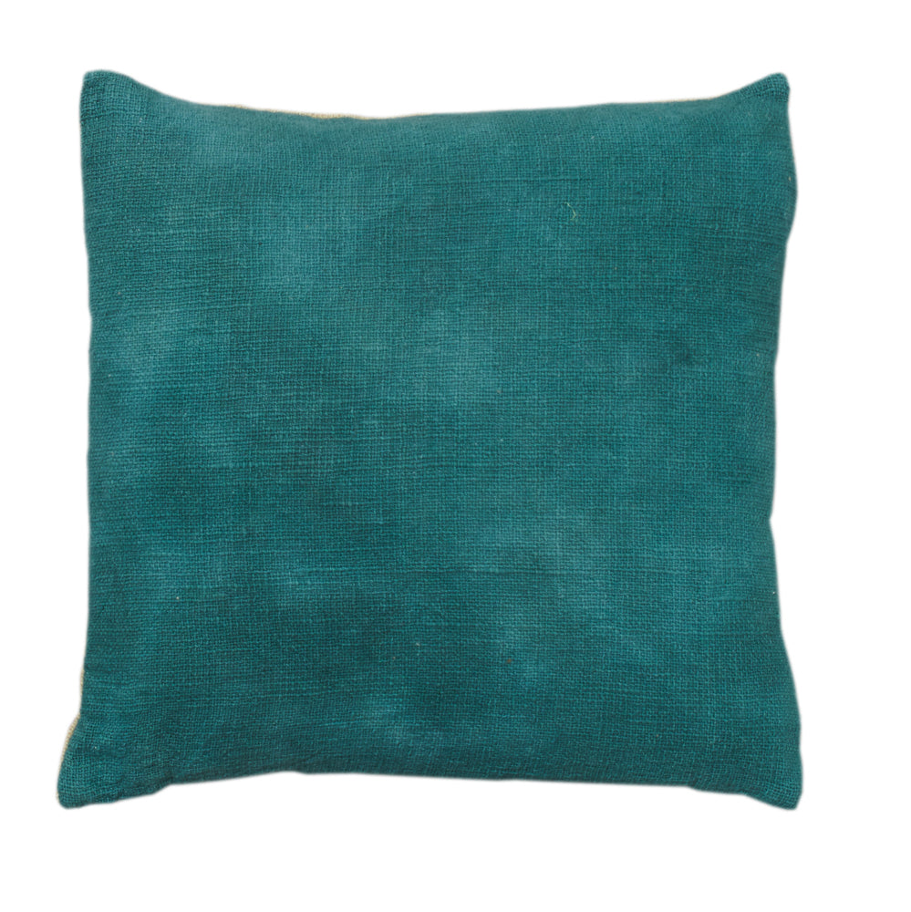 Housse De Coussin En Lin Coverpoete - Indigo