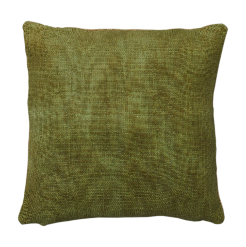 Housse De Coussin En Lin - Vert