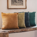 Housse De Coussin En Lin - Vert