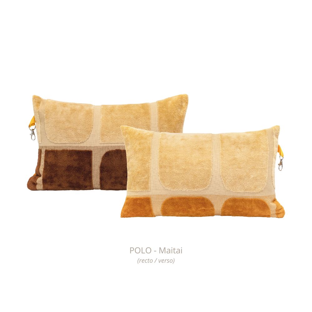 Housse De Coussin En Éponge - Marron