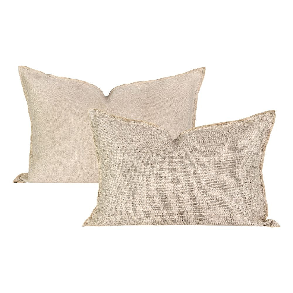 Textured Double-Sided Cushion Cover - Natural