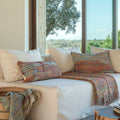 Housse De Coussin Multicolore À Tissage Manuel Covertogo - Brazil