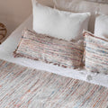 Multicoloured Handwoven Cushion Cover Covertogo - Coconut