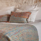 Housse De Coussin Multicolore À Tissage Manuel Covertonka - Brazil