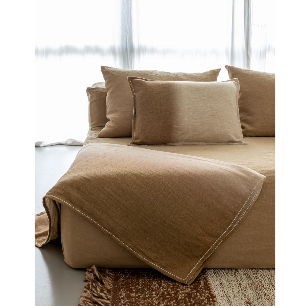 Housse De Coussin En Laine 40X60Cm Coveryesterday - Bronze