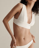Soutien-Gorge Plongeant Cove - White