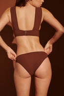 Soutien-Gorge Plongeant Cove - Chesnut