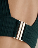 Soutien-Gorge Plongeant Cove - Jungle Green